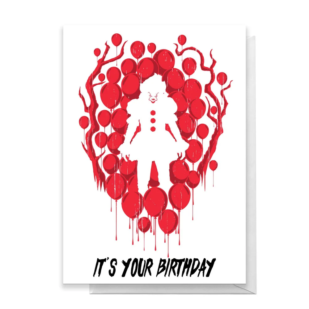 IT Happy Birthday Greetings Card - Standard Card Image 1