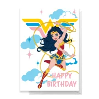 Wonder Woman Happy Birthday Greetings Card - undefined undefined