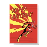 The Flash Happy Birthday Greetings Card - undefined undefined