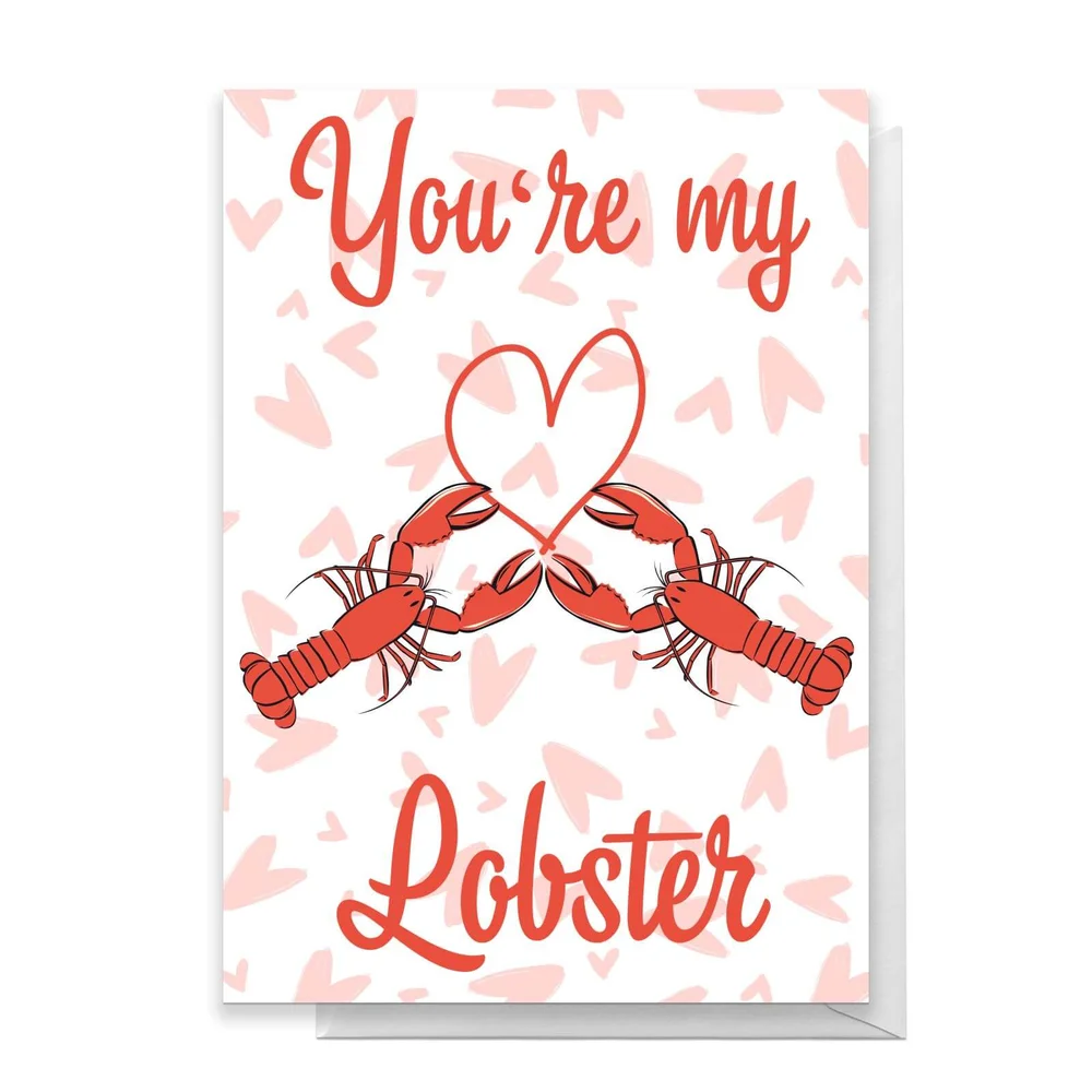 Friends Valentine's Lobster Greetings Card - Standard Card Image 1