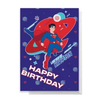 Superman Krypton Happy Birthday Greetings Card - undefined undefined