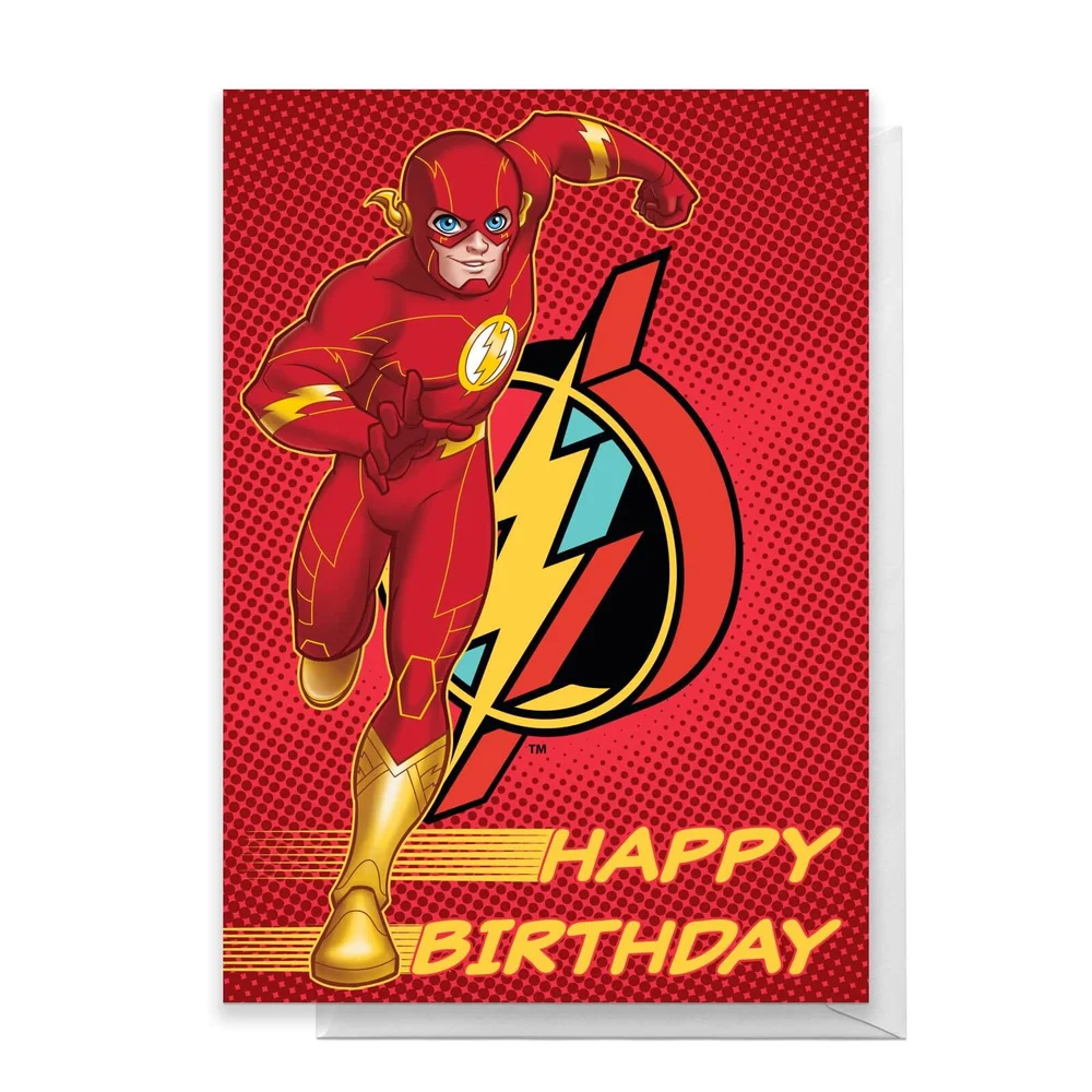 The Flash Happy Birthday Greetings Card - Standard Card Image 1