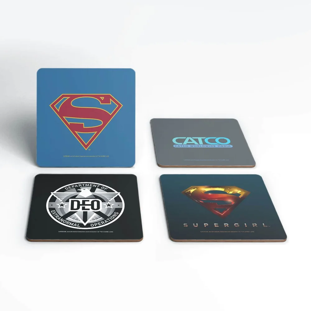 DC Supergirl TV Coaster Set Image 1