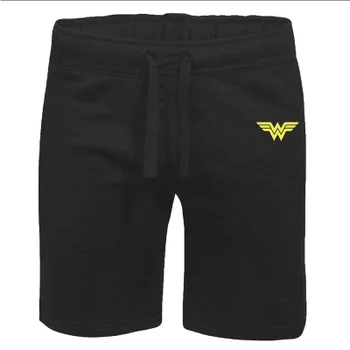 DC Wonder Woman Unisex Jogger Shorts - Black