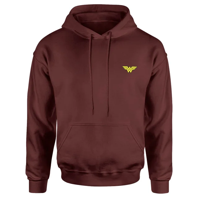 DC Wonder Woman Unisex Hoodie - Burgundy