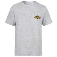 DC Batman Embroidered Unisex T-Shirt - Grey - undefined undefined