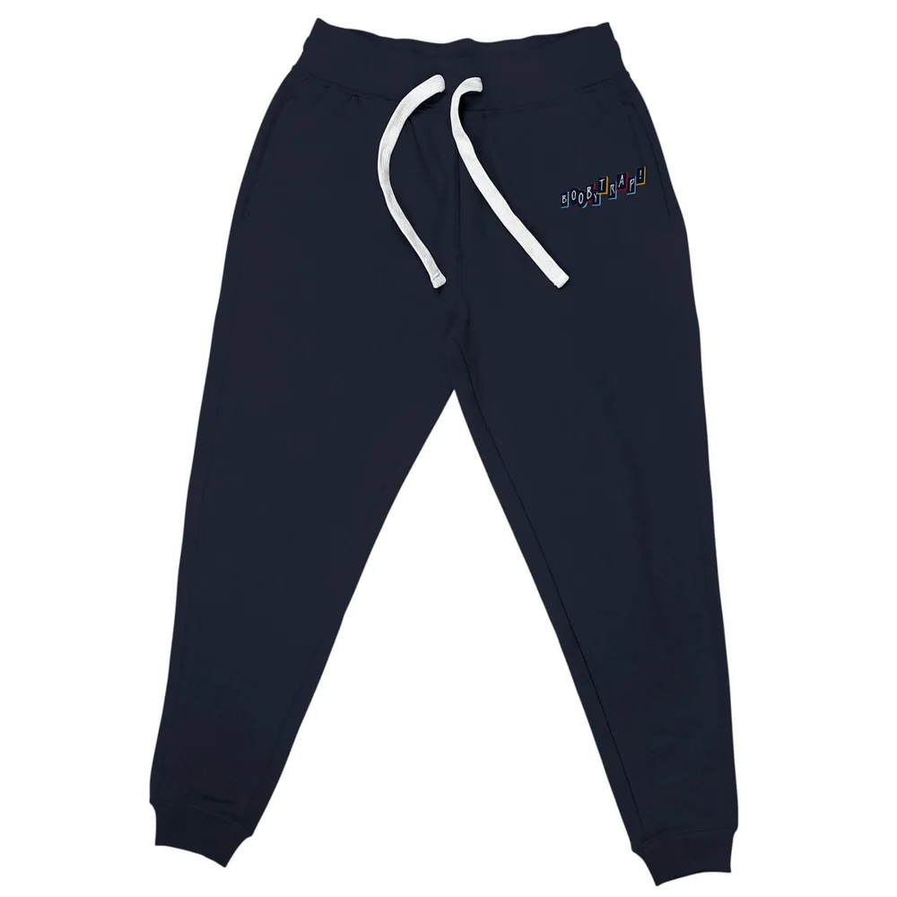 DC Birds of Prey Boobytrap Embroidered Unisex Joggers - Navy - S Image 1