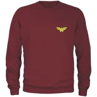 DC Wonder Woman Unisex Sweatshirt - Burgundy - undefined undefined