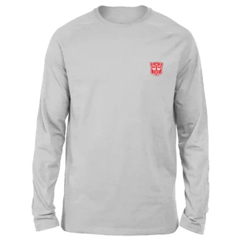 Transformers Autobots Unisex Long Sleeved T-Shirt - Grey