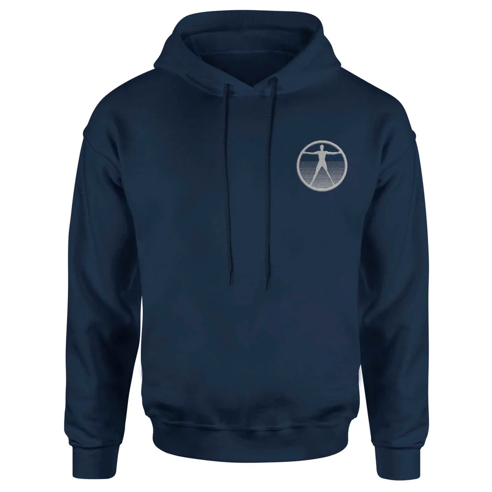 Westworld Logo Embroidered Unisex Hoodie - Navy - S Image 1