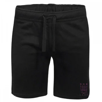 Transformers Decepticons Embroidered Unisex Jogger Shorts - Black
