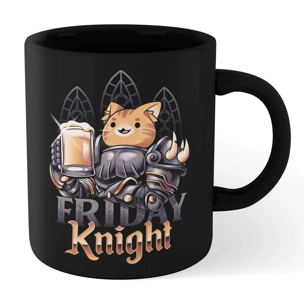 Ilustrata Friday Knight Mug - Black Image 1