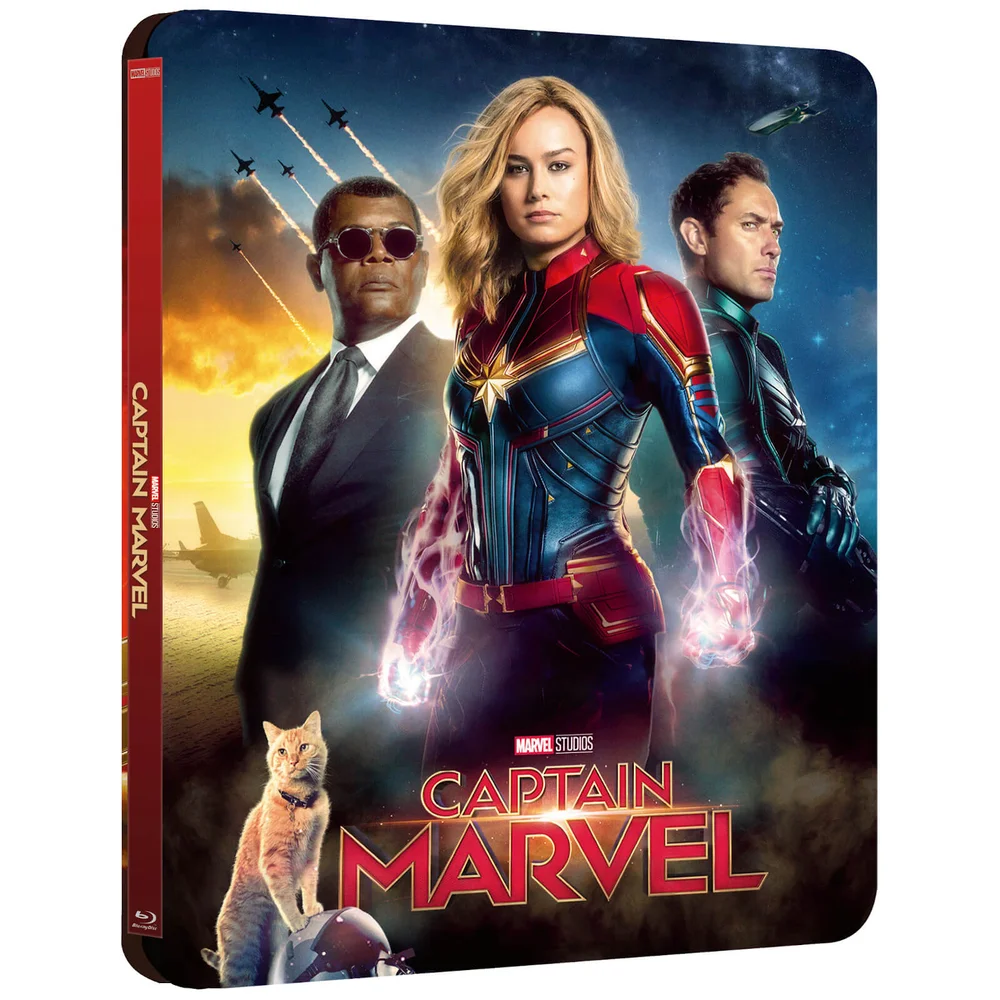 Captain Marvel - Zavvi Exclusive 3D Lenticular Steelbook (Includes 2D Blu-ray) Image 1