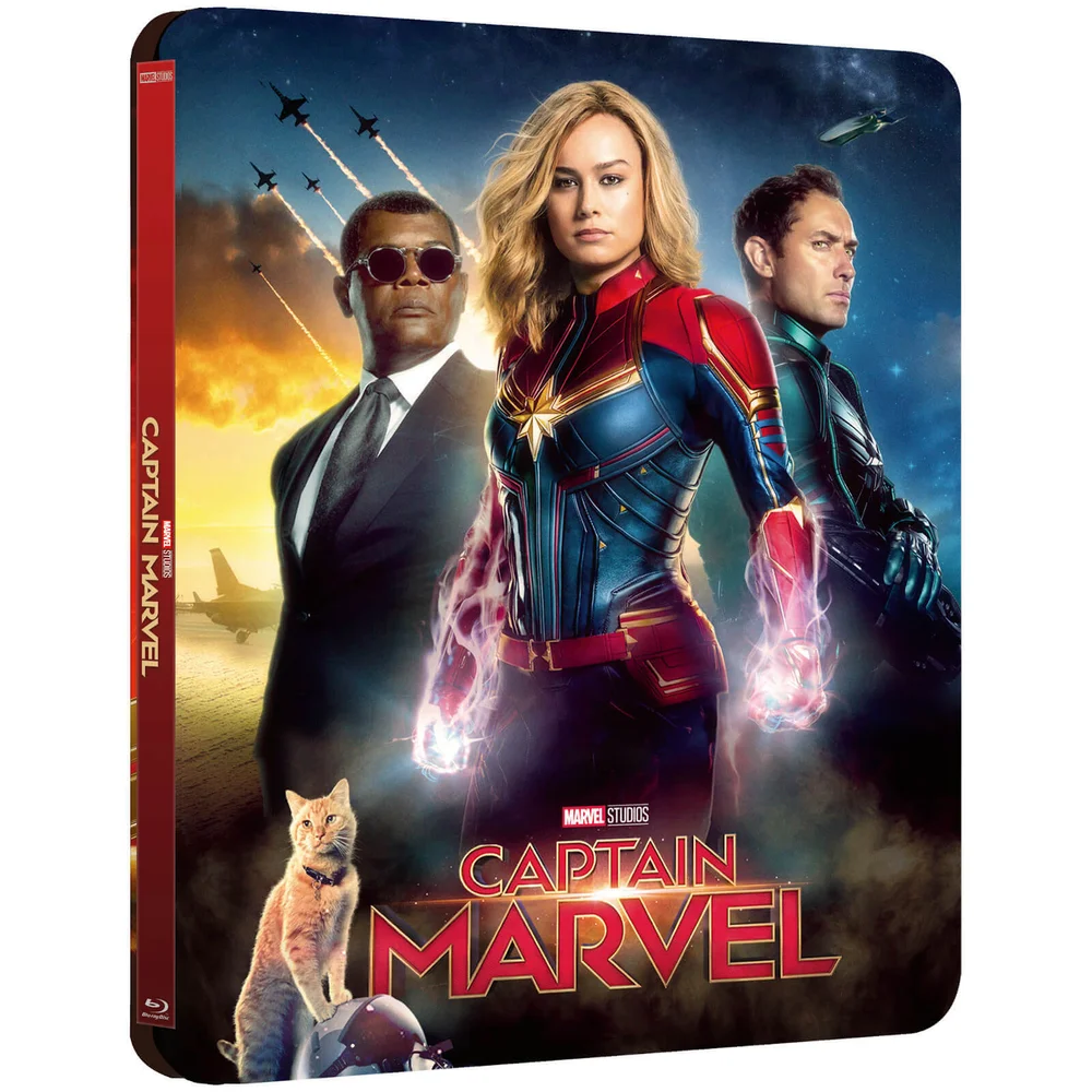 Captain Marvel - Zavvi Exclusive 4K Ultra HD Lenticular Steelbook (Includes 2D Blu-ray) Image 1