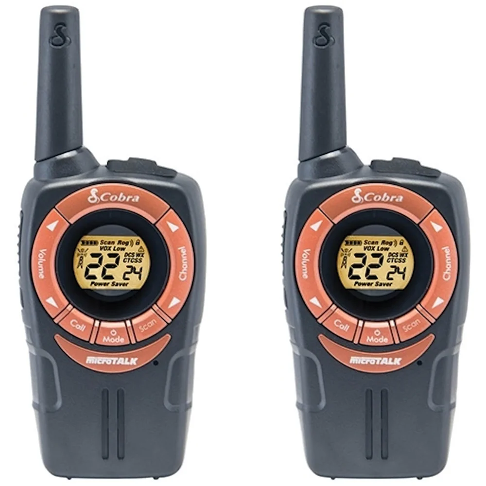 Cobra SM662C Walkie Talkie with 8km Range, Power Saving Function and Rechargeable Batteries Image 1