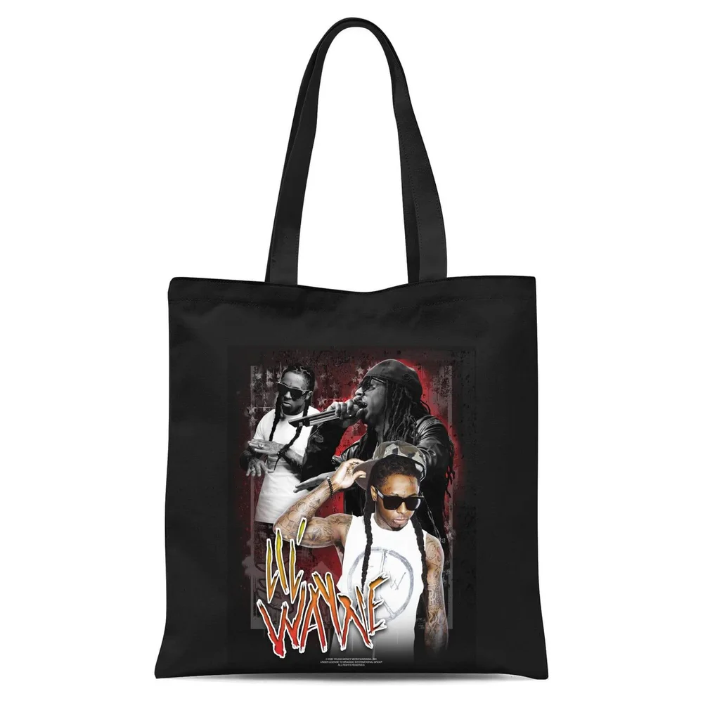Lil Wayne Tote Bag - Black Image 1