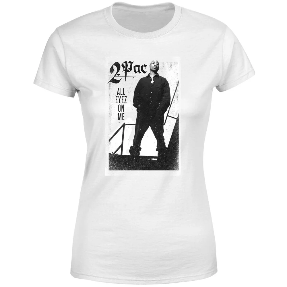 Tupac All Eyez On Me Women's T-Shirt - White - 3XL Image 1