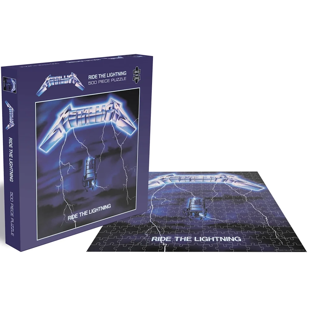 Metallica Ride the Lightning (500 Piece Jigsaw Puzzle) Image 1