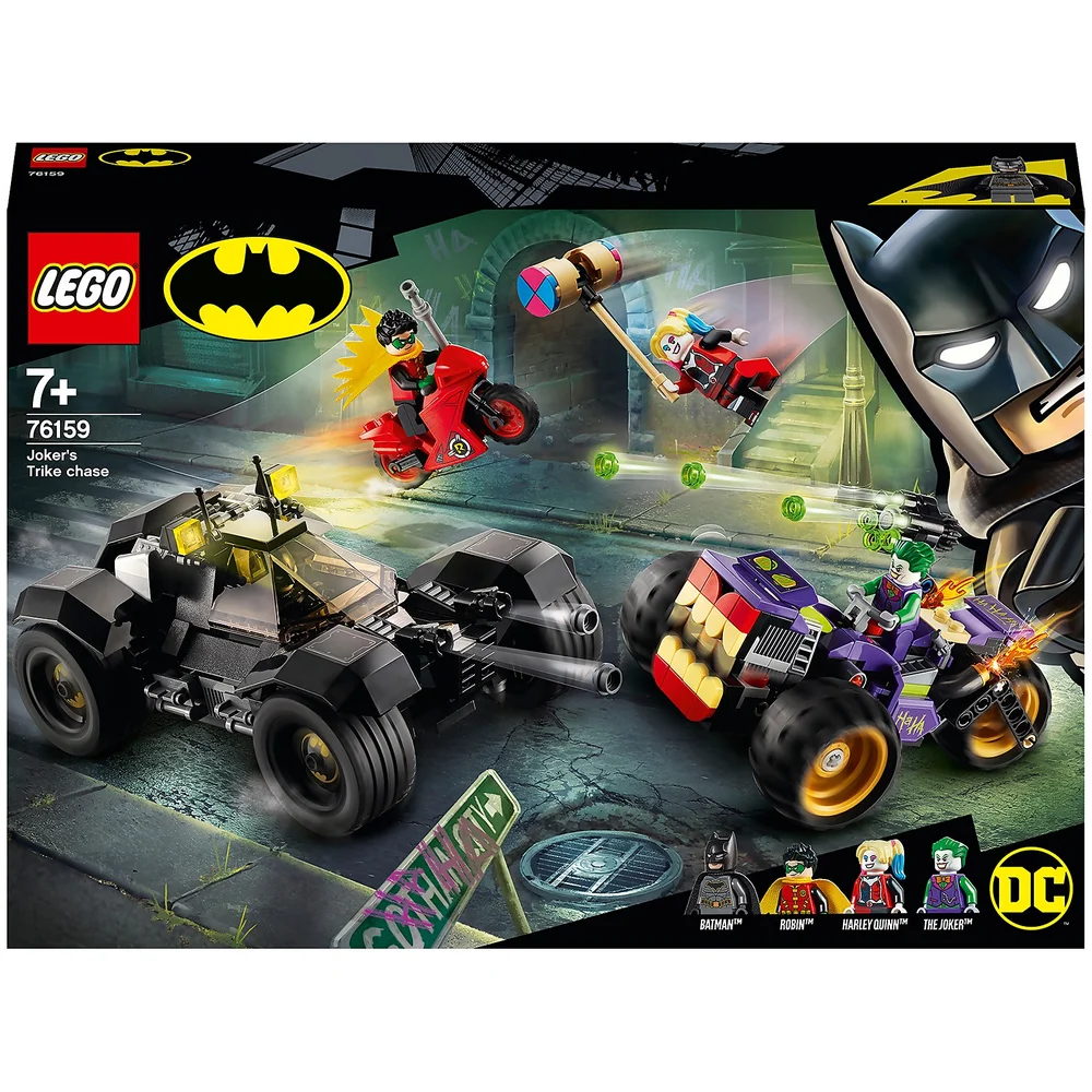 LEGO DC Batman Joker's Trike Chase Batmobile Toy (76159) Image 1