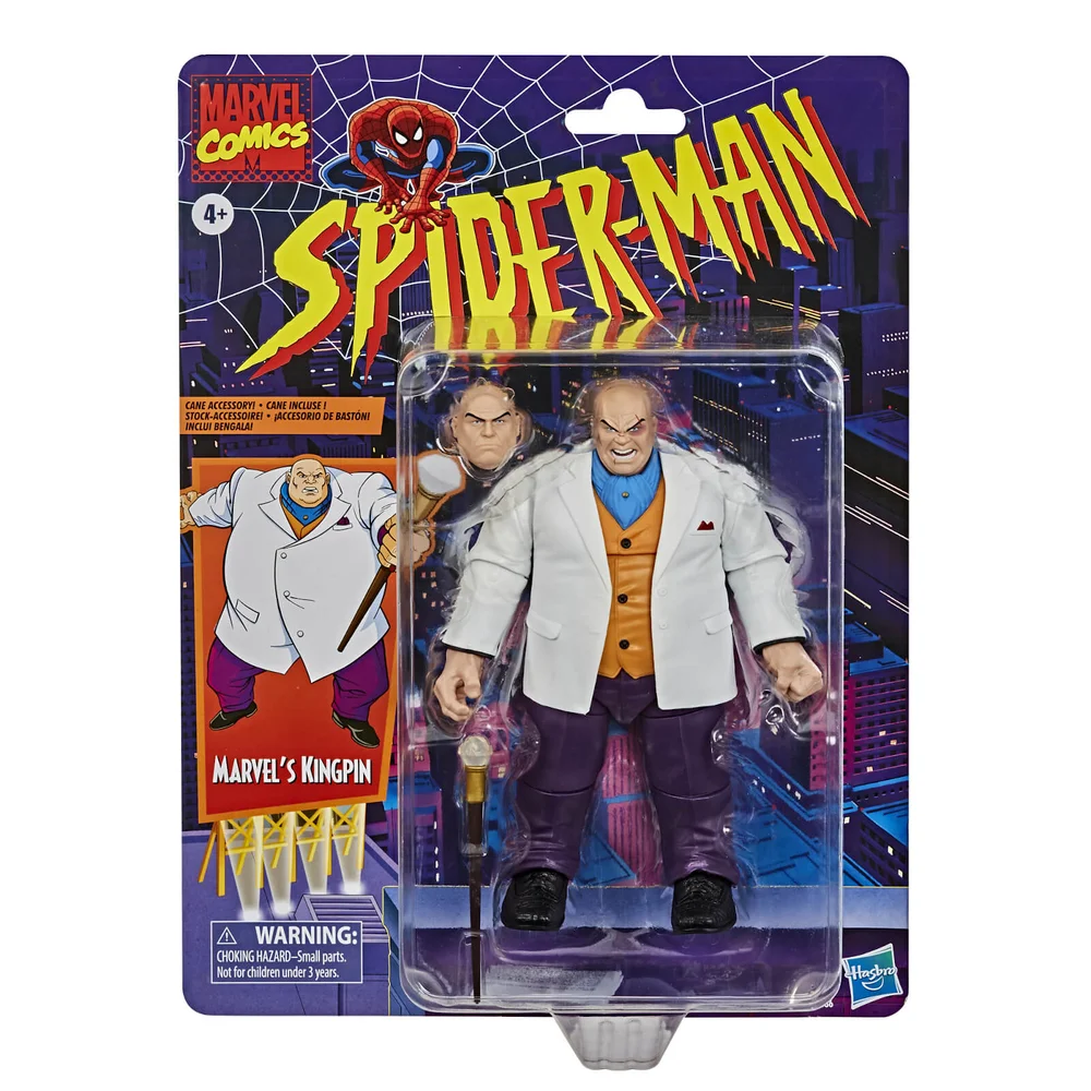 Hasbro Marvel Legends 6-inch Marvel’s Spider-Man Kingpin Vintage Collection Action Figure Image 1