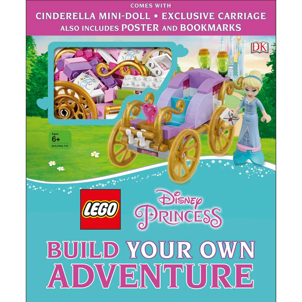 DK Books LEGO Disney Princess Build Your Own Adventure Hardback Image 1