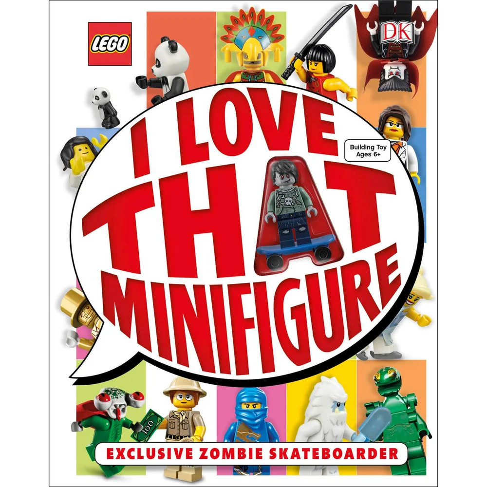 DK Books LEGO I Love That Minifigure Hardback Image 1