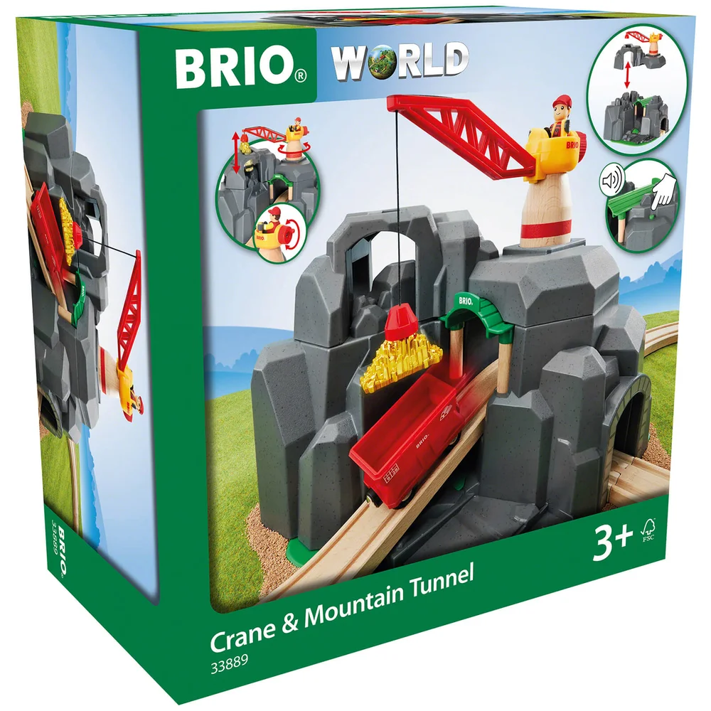 Brio Crane and Mountain Tunnel Image 1