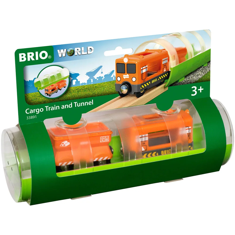 Brio Tunnel & Cargo Train Image 1
