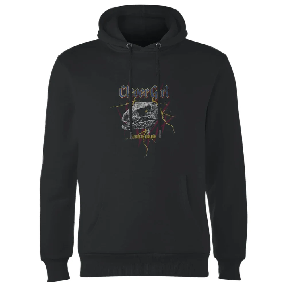 Jurassic Park Clever Girl Raptors On Tour Hoodie - Black - S Image 1
