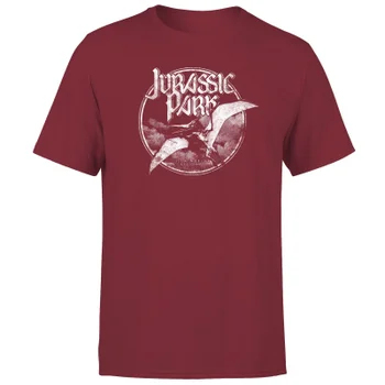 Jurassic Park Flying Threat Hoodie - Burgundy
