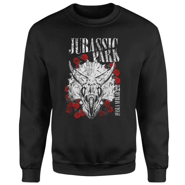 Jurassic Park Isla Nublar 93 Sweatshirt - Black