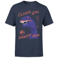 Jurassic Park Life Finds A Way Raptor Men's T-Shirt - Navy - undefined undefined