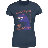 Jurassic Park Life Finds A Way Raptor Women's T-Shirt - Navy - undefined undefined