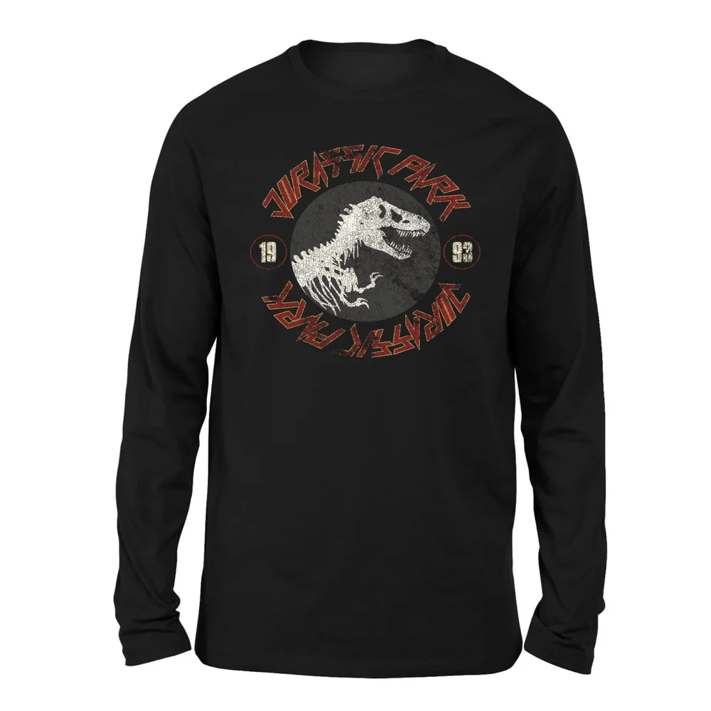 Jurassic Park Classic Twist Jag Unisex Long Sleeved T-Shirt - Black - S Image 1