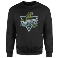 Jurassic Park Raptors On Tour Stroke Sweatshirt - Black - undefined undefined
