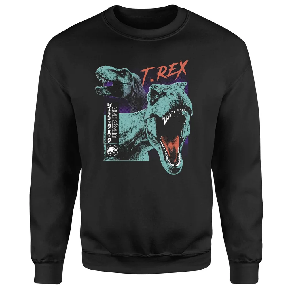 Jurassic Park T-REXES Sweatshirt - Black - S Image 1