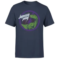 Jurassic Park Raptor Bolt Men's T-Shirt - Navy - undefined undefined