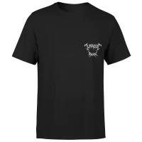 Jurassic Park Jurassic Park Death Metal Embroidered Logo Unisex T-Shirt - Black - undefined undefined