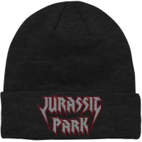 Jurassic Park Rock Theme Embroidered Logo Beanie - undefined undefined