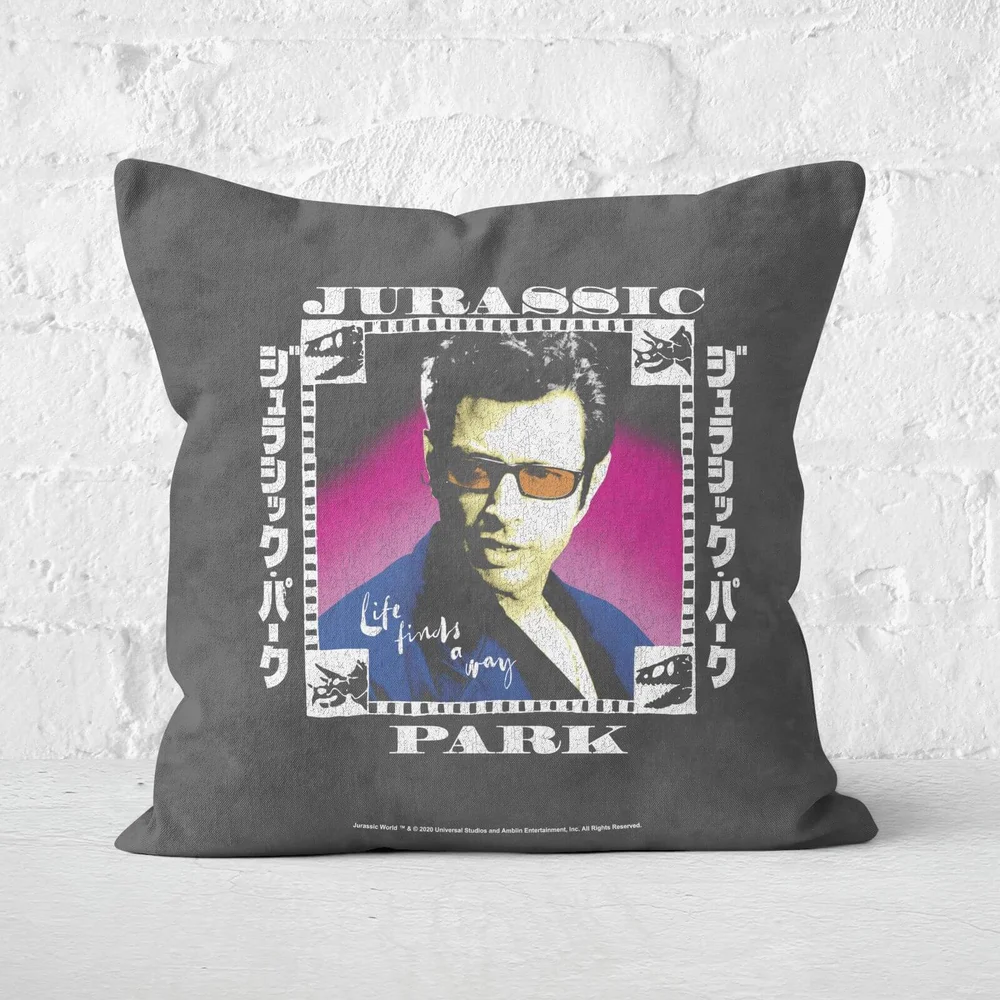 Jurassic Park Jeff Square Cushion - 50x50cm - Soft Touch Image 1
