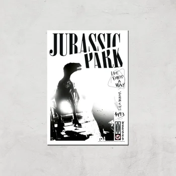 Jurassic Park Life Finds A Way Giclee Art Print