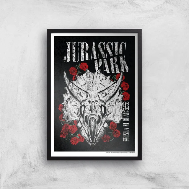 Jurassic Park Isla Nublar 93 Giclee Art Print