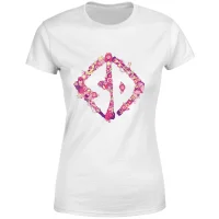 Scooby-Doo Floral Women's T-Shirt - White - undefined undefined