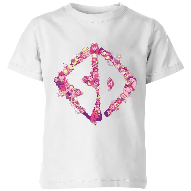 Scooby-Doo Floral Kids' T-Shirt - White
