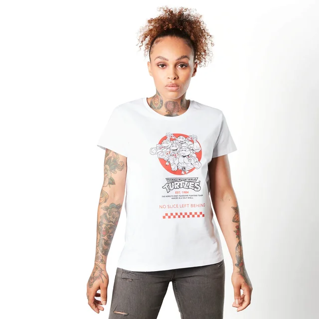 Teenage Mutant Ninja Turtles By The Slice Women's T-Shirt - White