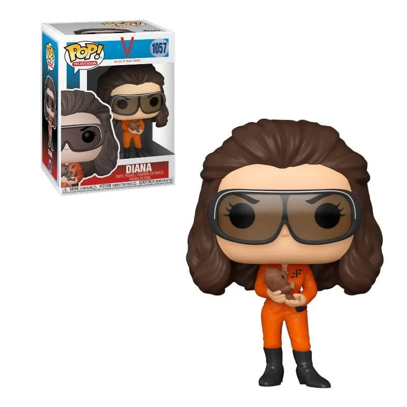 V TV Show Diana in Glasses w/Rodent Pop! Vinyl Figure Image 1