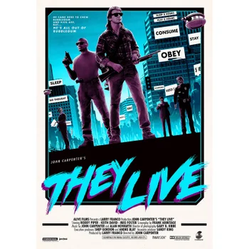 John Carpenter's - They Live Lithograph by Matt Ferguson