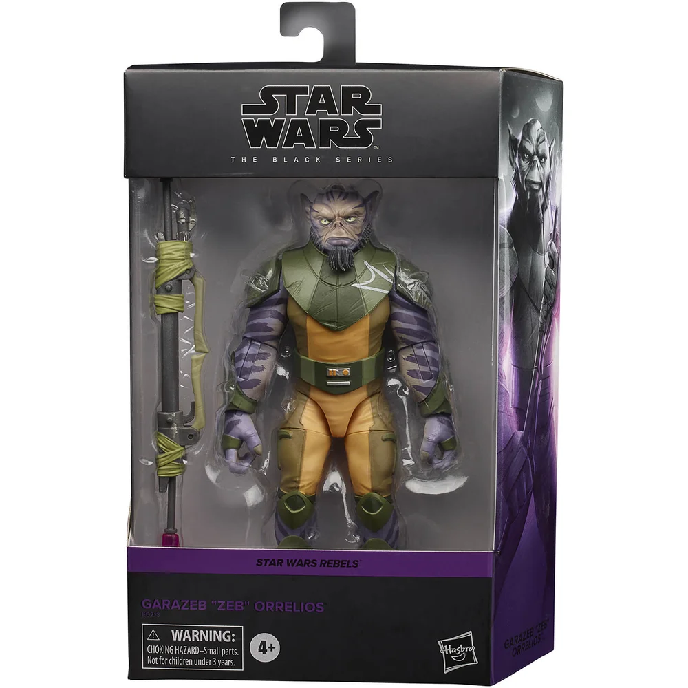 Hasbro Star Wars Black Series Deluxe Zeb Orrelios 6-Inch Scale Figure Image 1