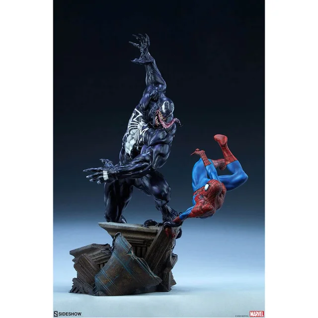 Sideshow Collectibles Marvel Maquette Spider-Man vs Venom 56 cm
