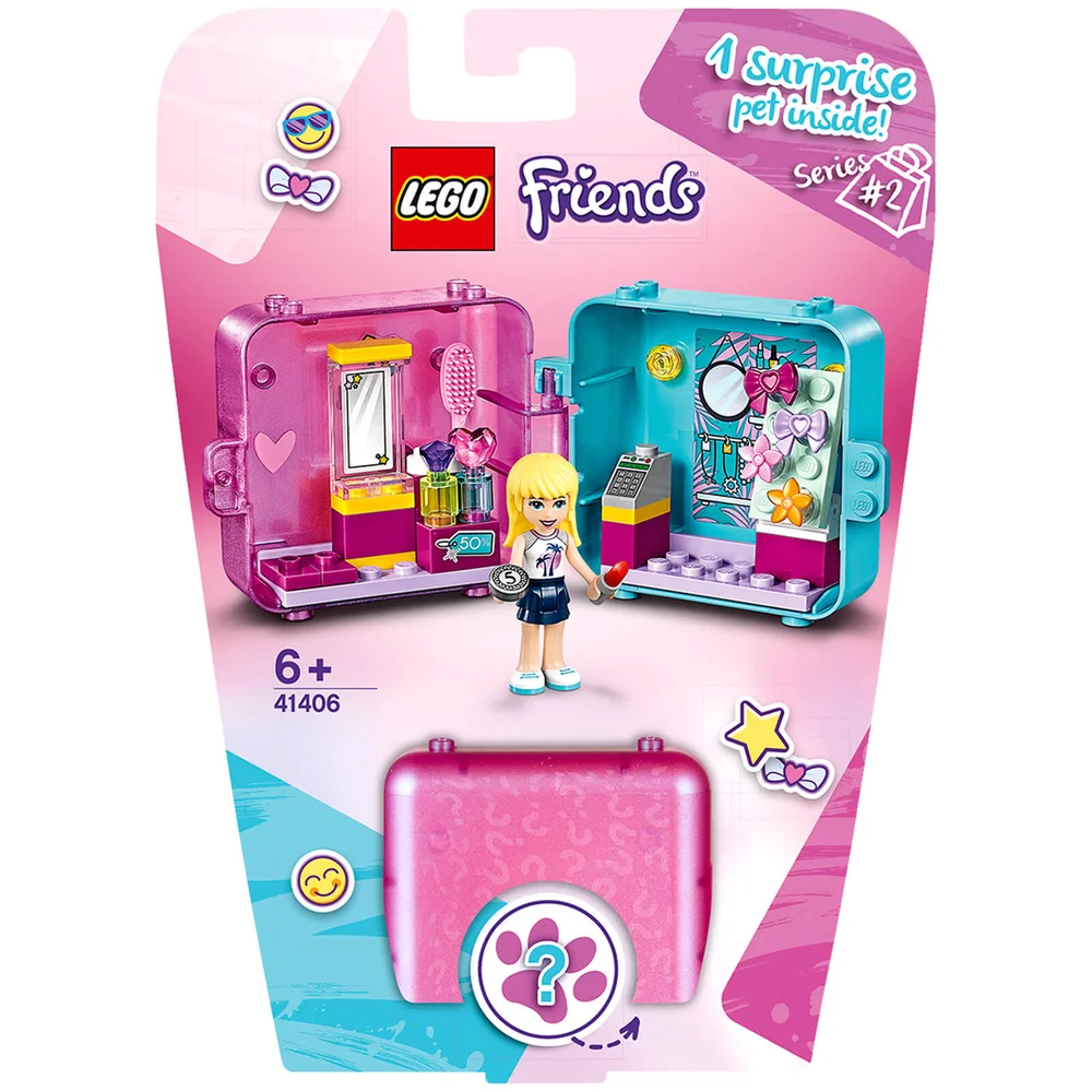 LEGO Friends: Stephanie's Shopping Play Cube Playset (41406) Image 1